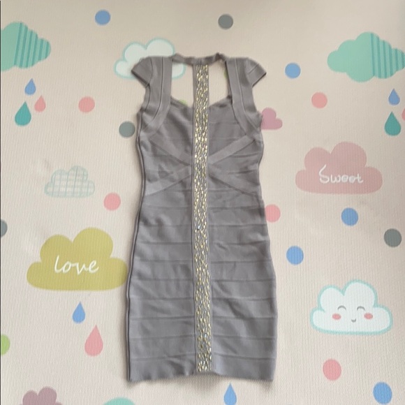 Bebe Bandage Zip Front Dress XS - Picture 6 of 8